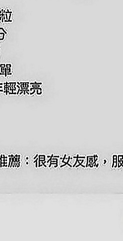 蘆洲找女人：詩蓉 |寵物店店花|170cm|44kg|D罩杯|18歲|話 有你女友FU 昨天3+1 玩的很爽 妹妹比較慢熱