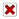 x mark in square